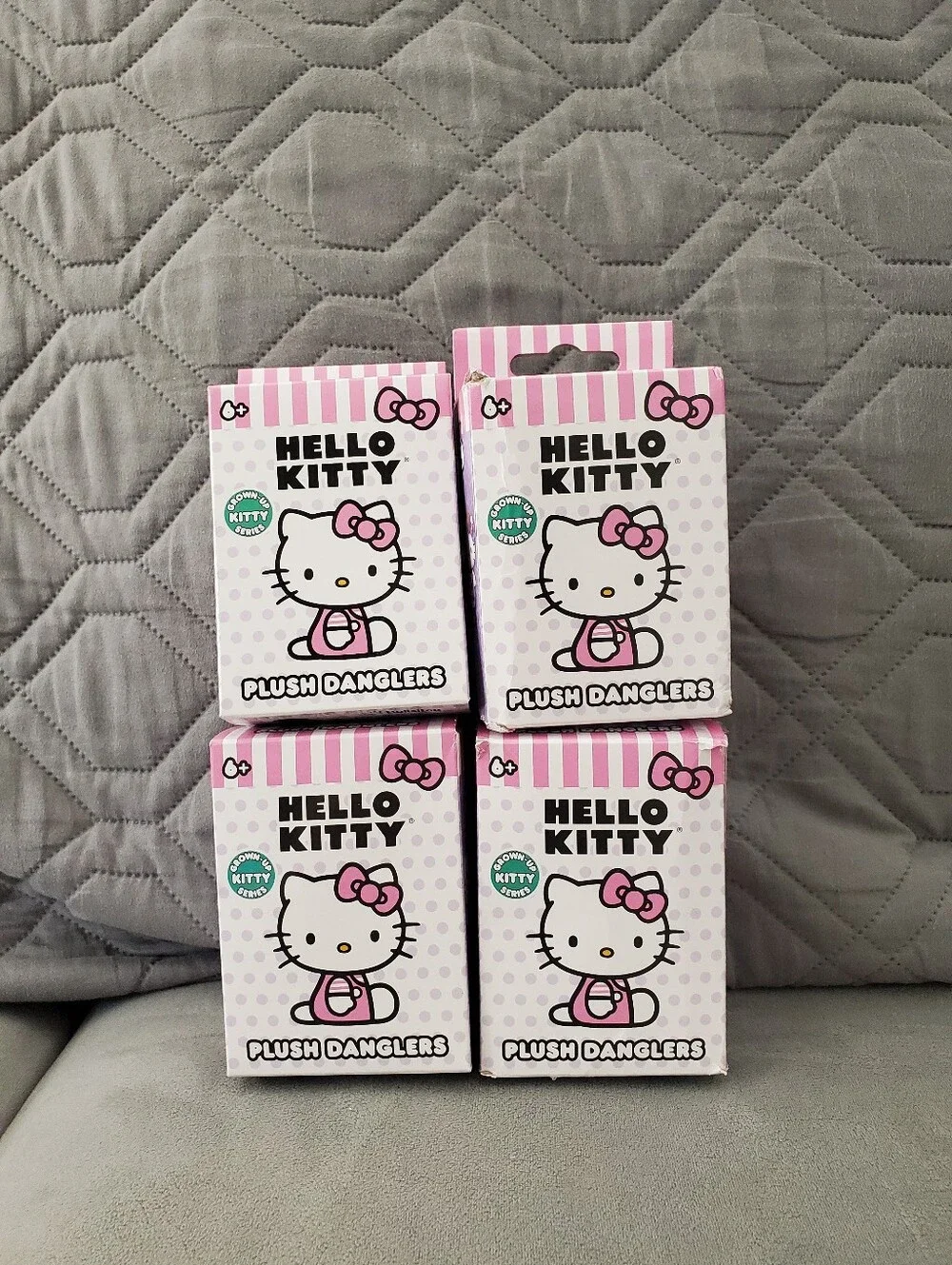 Hello Kitty plush danglers set of 4